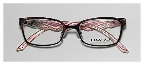 Koali By Morel 6941k Womens/Ladies Designer Full-rim Sophisticated In Style Eyeglasses/Spectacles (49-17-135, Plum/Rose) - Image 2