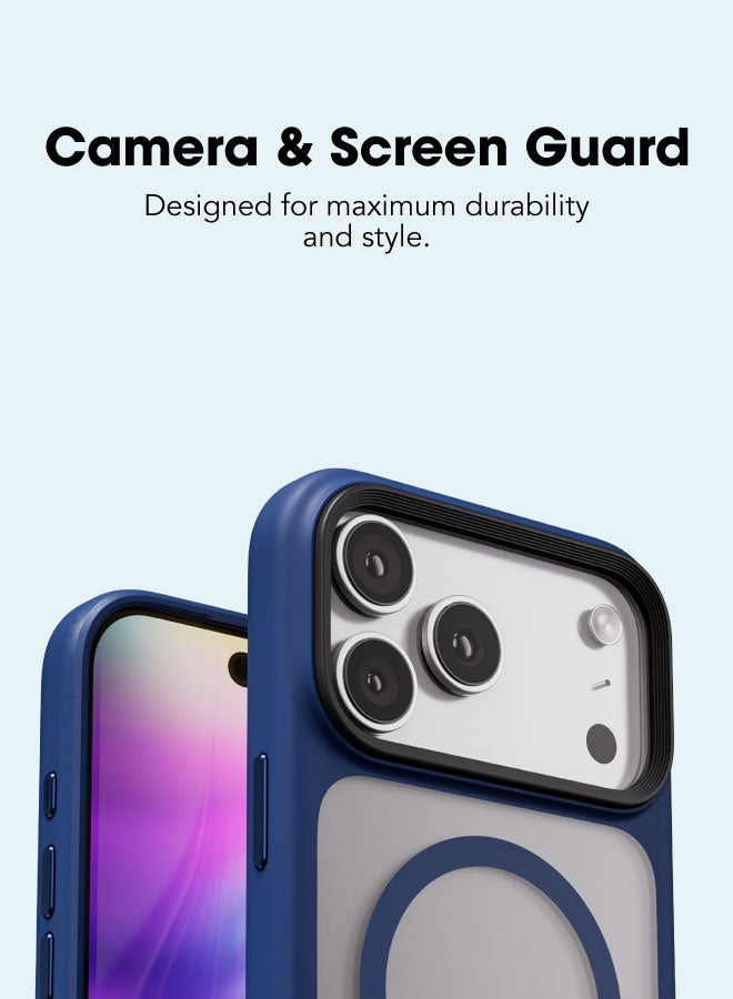 blupebble Hybrid Matte MagSafe Compatible Case for iPhone 17 Pro / iPhone 17 Pro Max – Shockproof Slim Protective Cover - Image 5