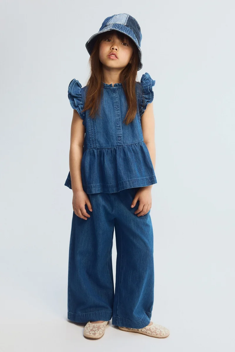 H&M 2-piece cotton denim set