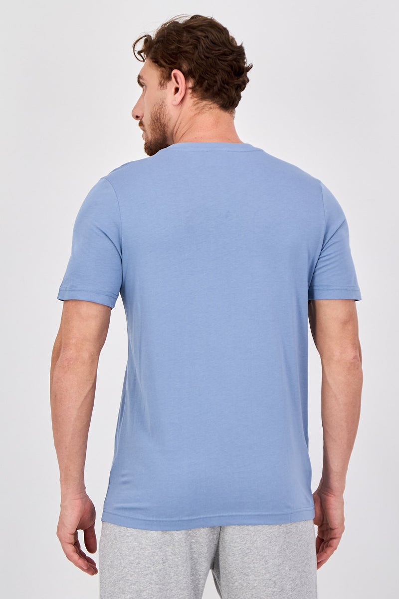 PUMA Men Sportswear Fit Short Sleeve Outdoor T-Shirt, Slate Blue - Image 3