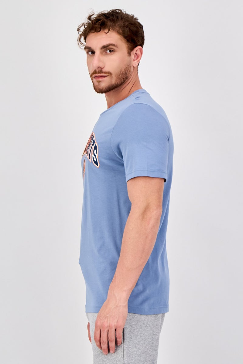 PUMA Men Sportswear Fit Short Sleeve Outdoor T-Shirt, Slate Blue - Image 2