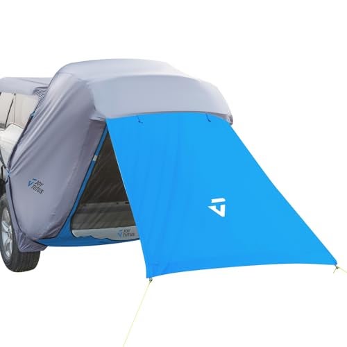 JOYTUTUS SUV Tailgate Tent with Awning Shade, Car Roof Canopy and Poles, Water Resistant Camping Tent, Outdoor Travel Preferred, Universal Fit Most SUV- Green - Image 1