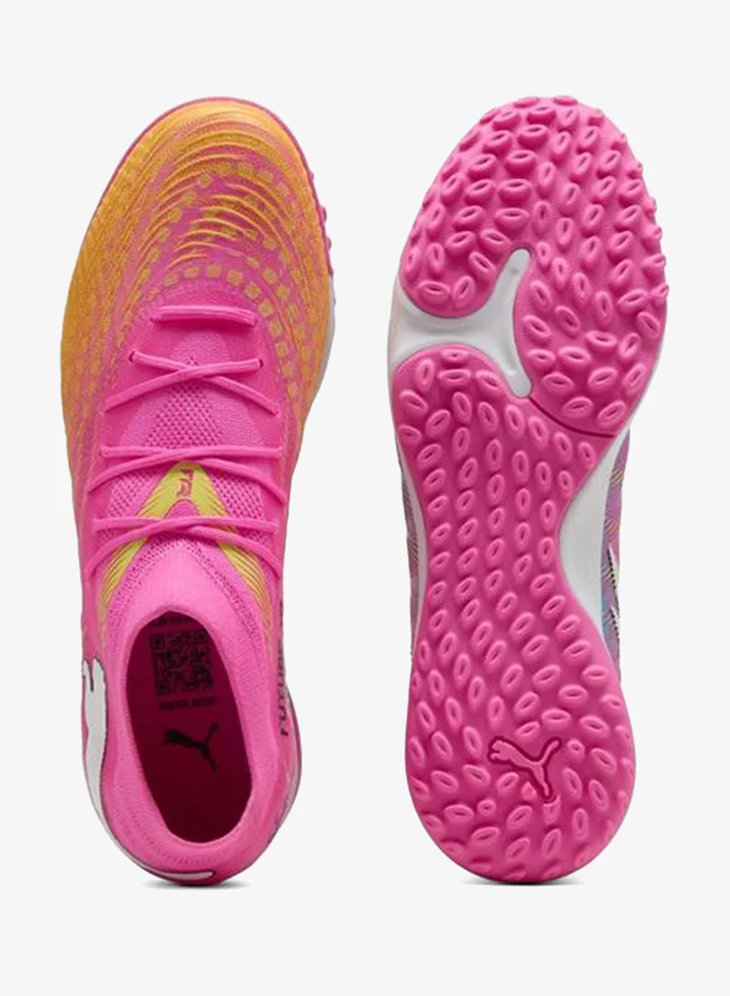 Puma Poison Pink-Sun Stream-Bright Aqua-PUMA White FUTURE 9 MATCH TT Football Boots Unisex for Men | Best Price UAE