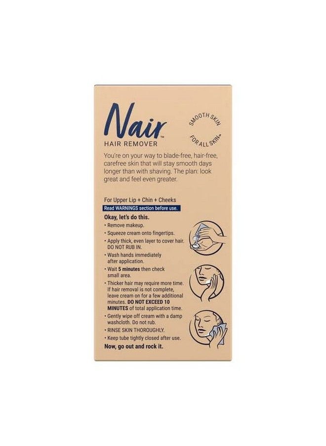 Nair - Hair Remover Face Cream 2 Oz Pack Of 2 - Image 1