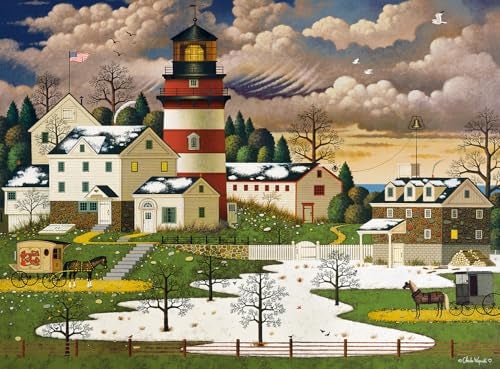 Buffalo Games - Charles Wysocki - Twilight Sentinel - 1000 Piece Jigsaw Puzzle for Adults -Challenging Puzzle Perfect for Game Nights - Finished Size is 26.75 x 19.75 - Image 1