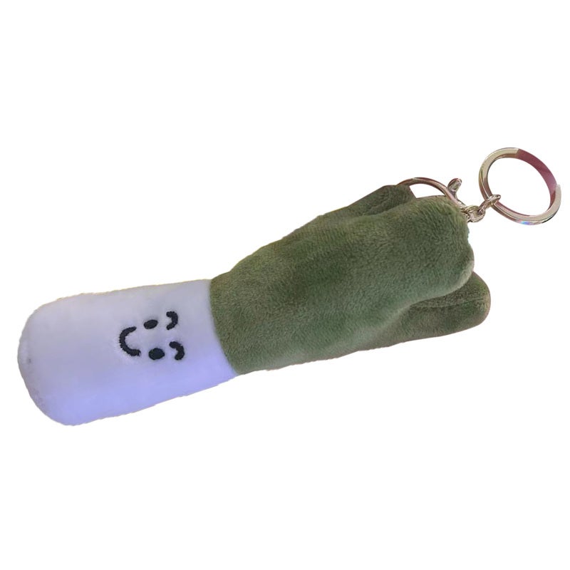 Cute Plush Keychain 7cm Short Plush Material Fun Cartoon Character Plush Onion Pendant - Versatile Design Cartoon Plush Keychain for Backpacks Bags Keys Decoration - Image 2