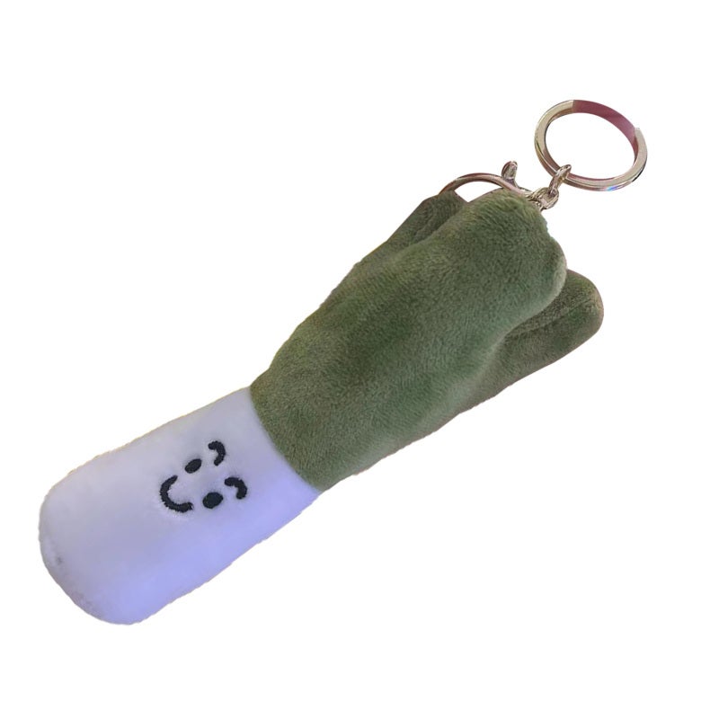 Cute Plush Keychain 7cm Short Plush Material Fun Cartoon Character Plush Onion Pendant - Versatile Design Cartoon Plush Keychain for Backpacks Bags Keys Decoration - Image 3