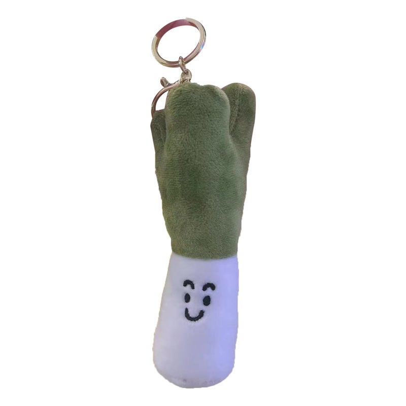 Cute Plush Keychain 7cm Short Plush Material Fun Cartoon Character Plush Onion Pendant - Versatile Design Cartoon Plush Keychain for Backpacks Bags Keys Decoration - Image 1