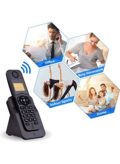 Generic Expandable Cordless Phone Black  - Image 1