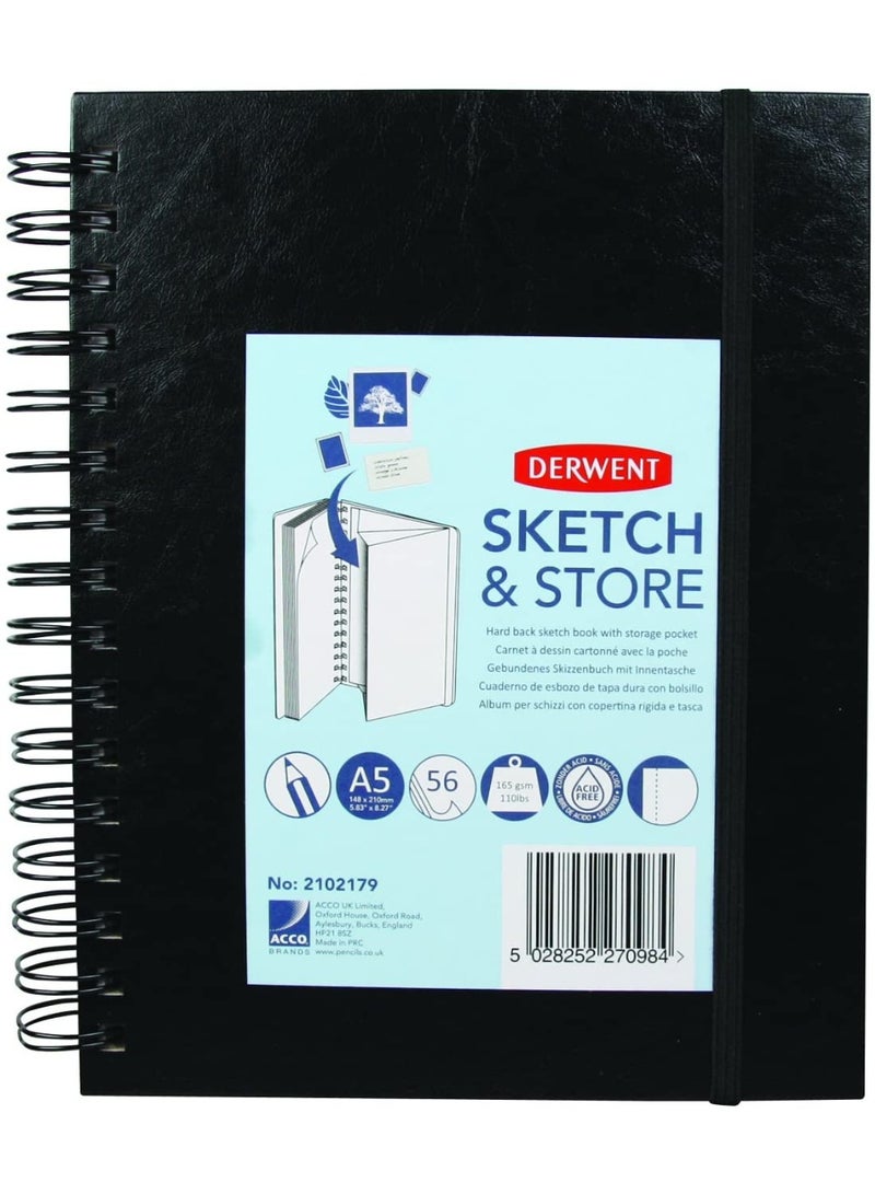 Derwent - Sketch Pad A5 White Paper - Image 1