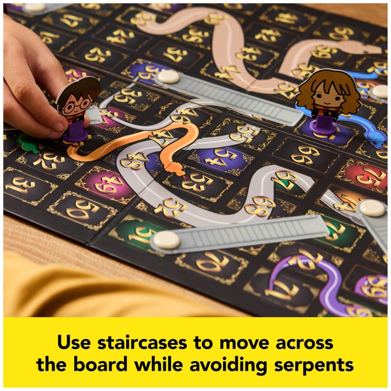 Spin Master Games, Wizarding World of Harry Potter Serpents & Staircases Classic Game, Harry Potter Game for Muggles, for Kids & Family, 1-4 Players, for Ages 5 & Up - Image 4
