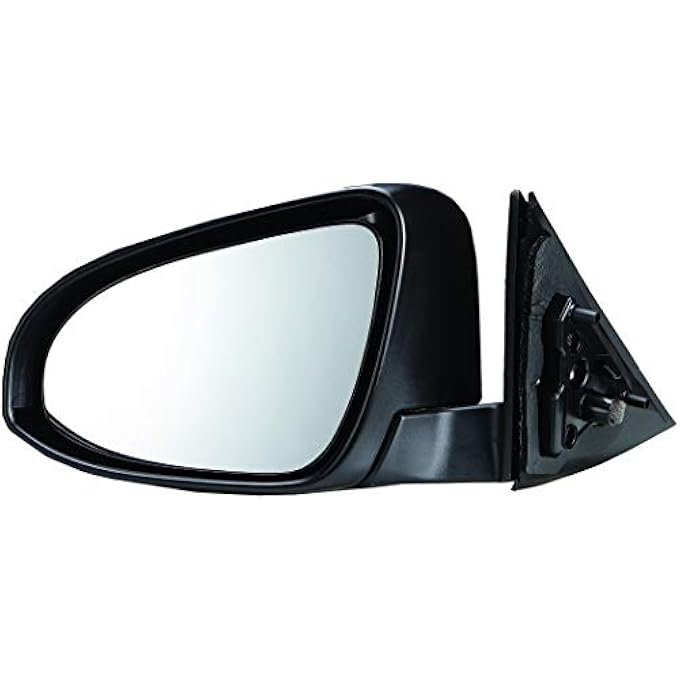 rayihni 959170 Driver Side Power Door Mirror  Folding For Select Toyota Models Black One Size - Image 1