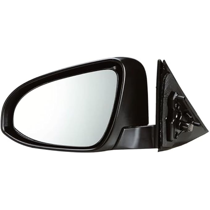 rayihni 959170 Driver Side Power Door Mirror  Folding For Select Toyota Models Black One Size - Image 2