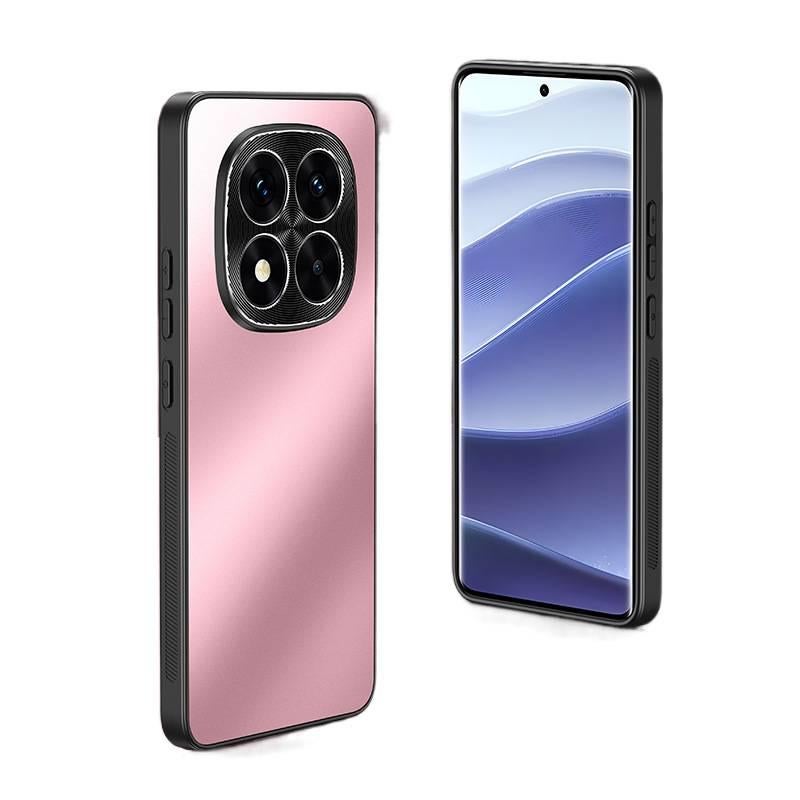 غطاء واقي لـ Redmi Note 14 مع مقاوم للصدمات والحماية من السقوط مع مقاوم للصدمات مع تغطية كاملة باللون Plum باللون الأحمر - Image 1