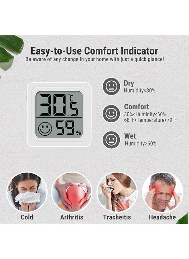 Generic Mini - Digital Hygrometer Indoor Thermometer, Temperature and humidity monitoring, High precision display of temperature and humidity  - Image 3