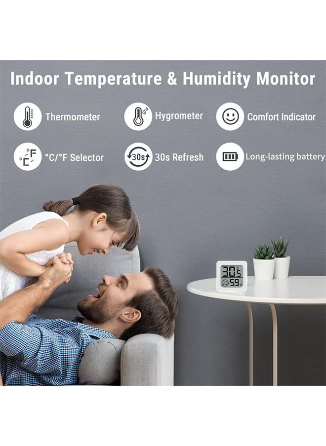 Generic Mini - Digital Hygrometer Indoor Thermometer, Temperature and humidity monitoring, High precision display of temperature and humidity  - Image 4