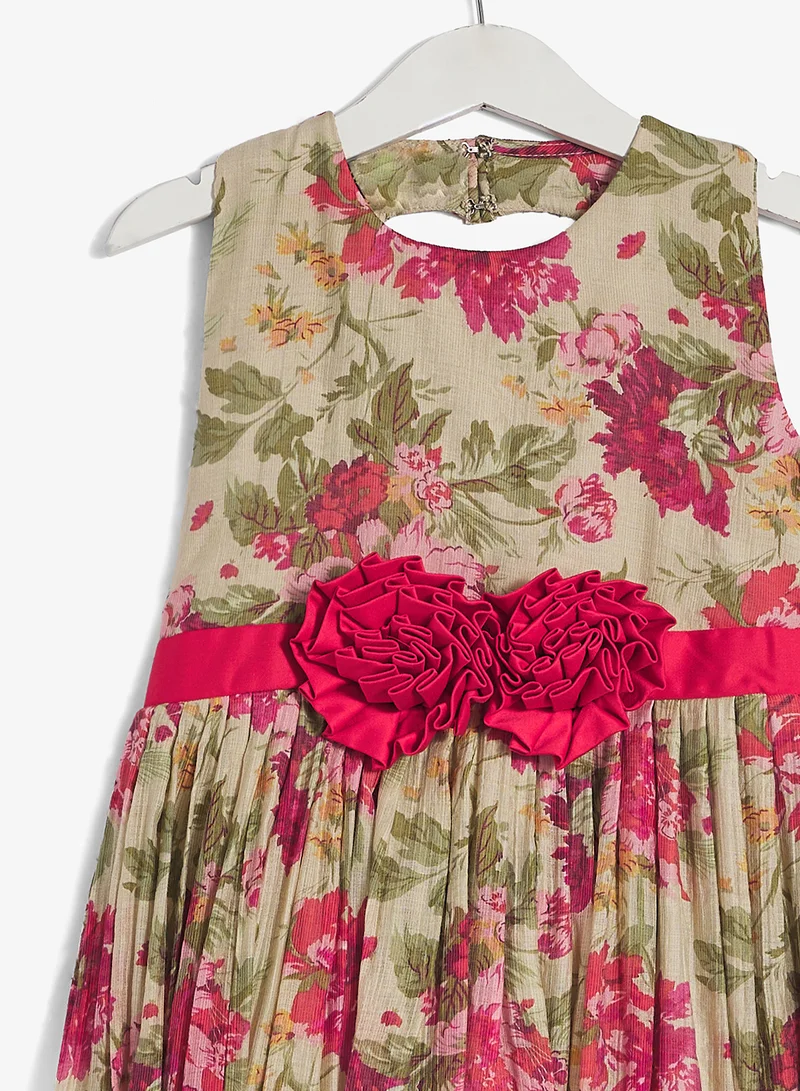 Little Golden Apple Little Floral Print Dress