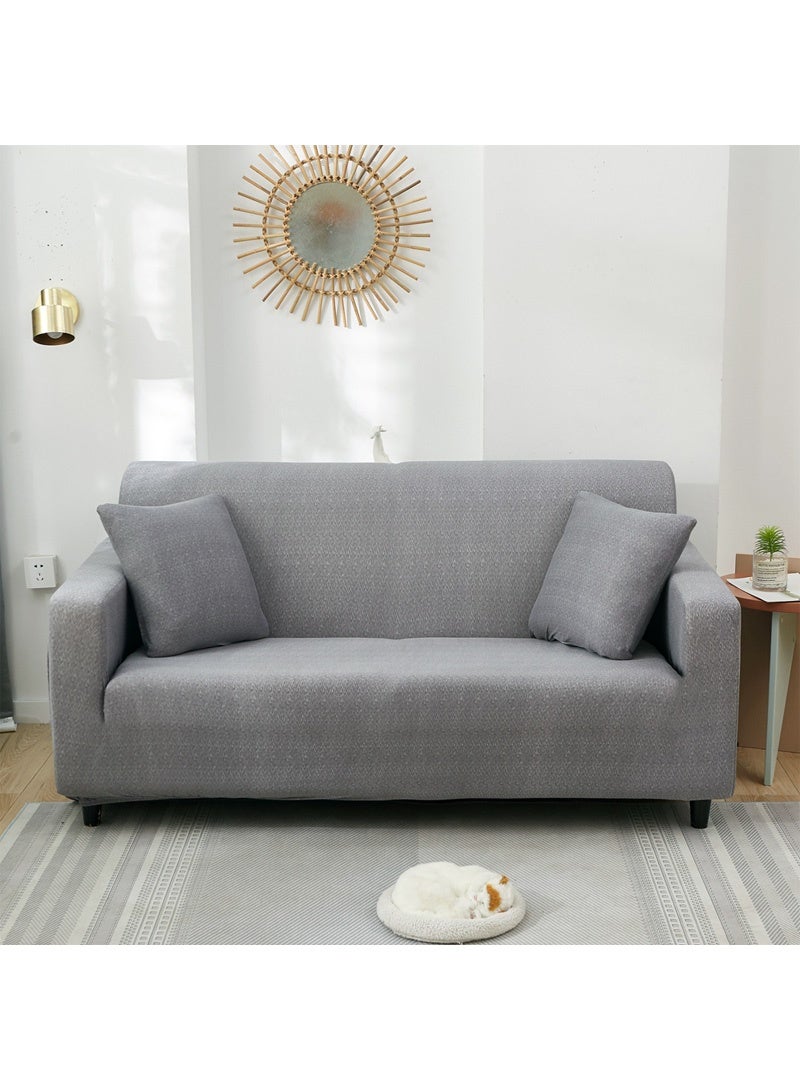 Sharpdo Solid Color Soft And Comfortable Elastic Sofa Cover With Retractable Length And Dust And Dirt Proof (Pillow case not included) - Image 2