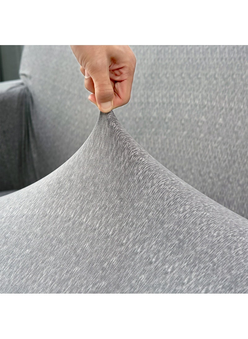 Sharpdo Solid Color Soft And Comfortable Elastic Sofa Cover With Retractable Length And Dust And Dirt Proof (Pillow case not included) - Image 5