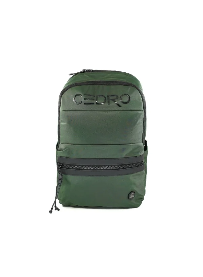 Cedro Cedro Waterproof Laptop Backpack â€“ Dark Green | Durable 600D Polyester, Everyday Work & School Bag