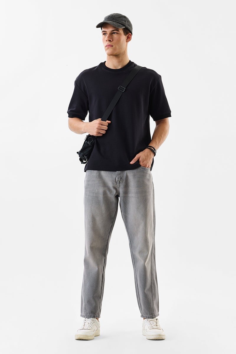 SNITCH Washed Baggy Fit Jeans - Image 3