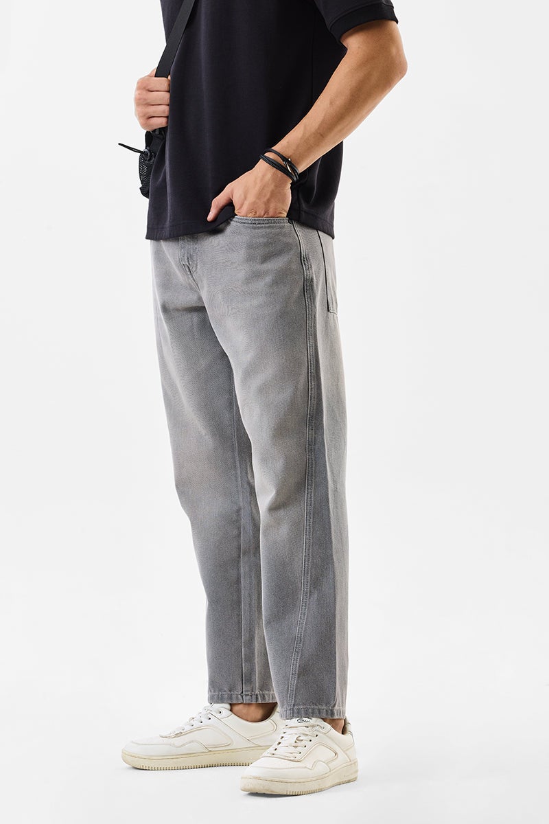 SNITCH Washed Baggy Fit Jeans - Image 1