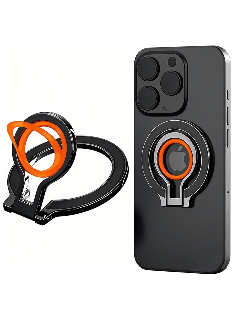 Magnetic phone grip for MagSafe accessories, detachable phone ring holder, silicone ring adjustable holder for iPhone 15/14/13/12，for Magnetic phone cases  - Image 1