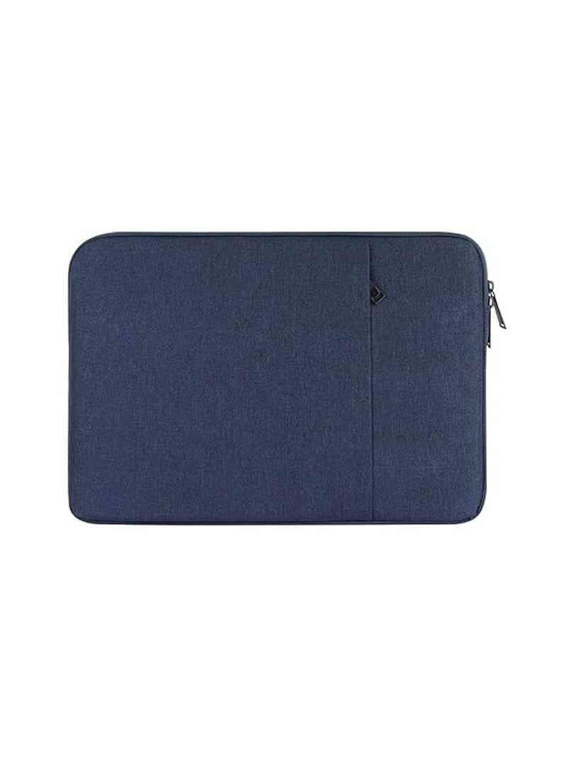 15.6-inch Laptop Sleeve, Shockproof Business Handbag - Navy - Image 2