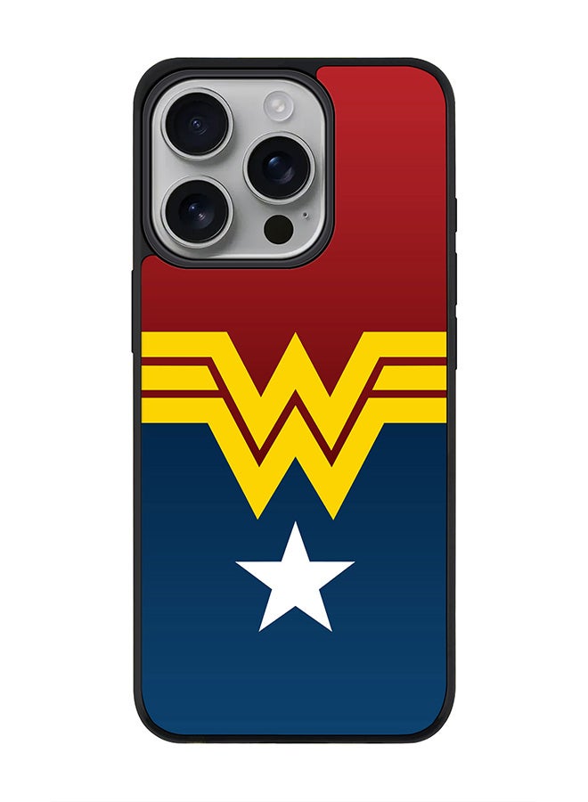 Stylizedd For iPhone 16 Pro Case [Compatible with MagSafe] Slim Magnetic cover Phone Case iPhone 16 Pro -Wonder Woman - Image 1