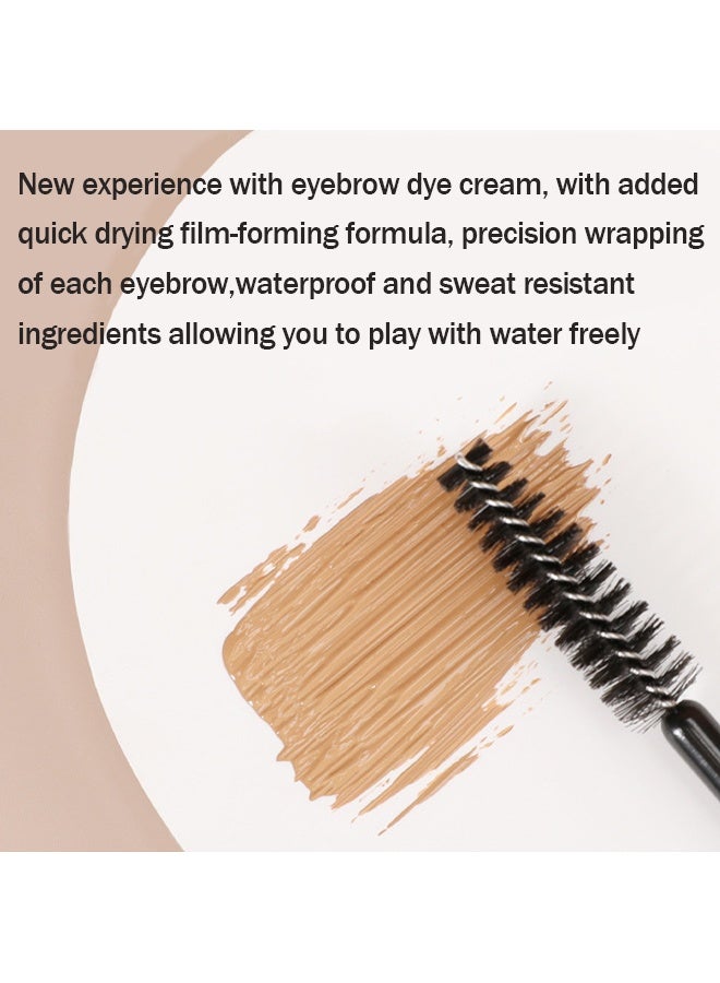 bvg Eyebrow Dyeing Plumpness ,Tinted Eyebrow Gel Kit - Auburn Thickening Brow gel,Natural Long Lasting Waterproof Eyebrow Makeup Gift for Women with 1 Eyebrow Brushes- # 02 - Image 4