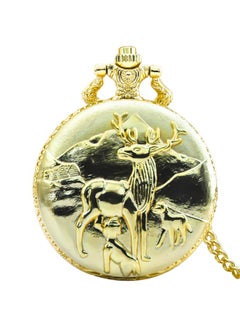 NIBEMINENT Vintage Metal Analog Pocket Watch Unisex Casual Style  - Image 1