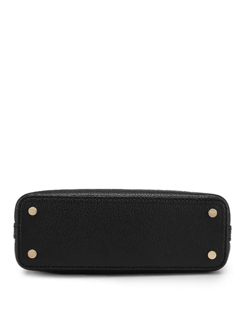Tory Burch Black Minimalist Adjustable and Detachable Shoulder Strap Tote - Image 5