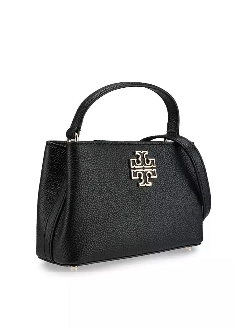 Tory Burch Black Minimalist Adjustable and Detachable Shoulder Strap Tote - Image 1