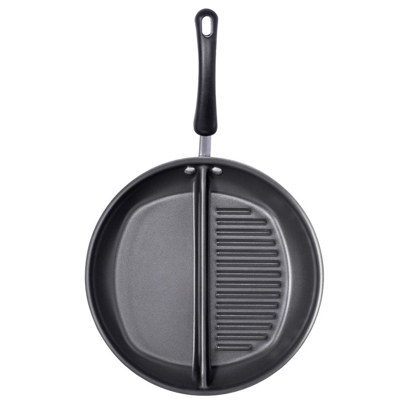Meyer NonStick 30cm Divided GrillpanTwin PanBreakfast PanMultiSnack Pan - Image 1