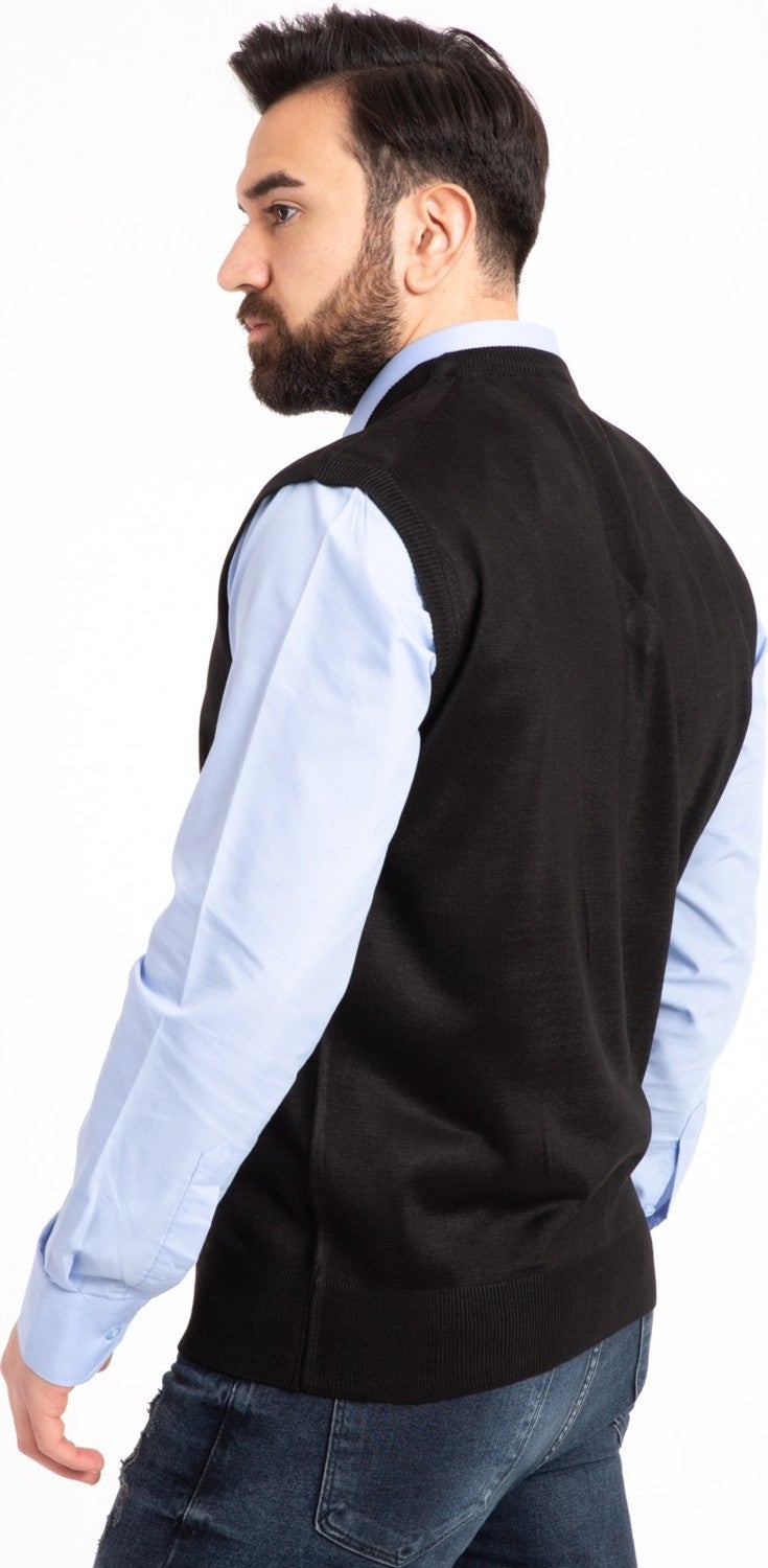 Mutlu City Men's Fine Wool Knitwear Knit Regular Pattern Dad Sweater 5120  - Image 4