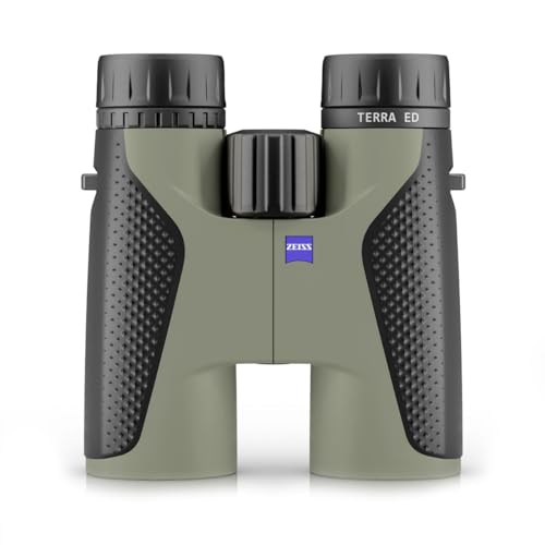 ZEISS Terra ED Binoculars 10x42 Waterproof and Fast Focusing with Coated Glass for Optimal Clarity in All Weather Conditions for Bird Watching Hunting Sightseeing BlackGreen BlackGreen - Image 1