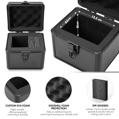 FunGuys Toploader Storage Box, Sports Card Storage Case, Top Loader Card Storage, Top Loader Storage Boxes, Trading Card Case Holds 70+ Card, One Touch Card Holder - Image 4