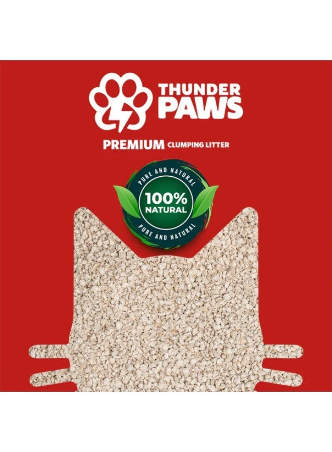 Thunder Paws Advance Care Baby Powder Clumping Cat Litter 5 L - Image 3