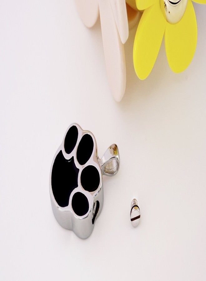COCO Park Pet Paw/Dog Paw Stainless Steel Urn Pendant Keyring Ash Memorial Keepsake Cremation Jewelry Keychain - Image 2