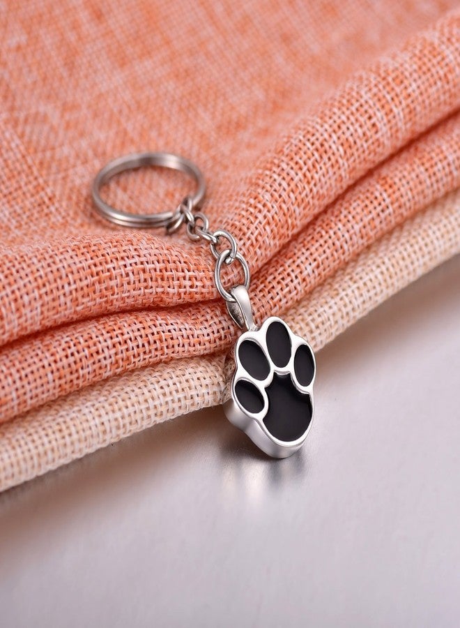 COCO Park Pet Paw/Dog Paw Stainless Steel Urn Pendant Keyring Ash Memorial Keepsake Cremation Jewelry Keychain - Image 4