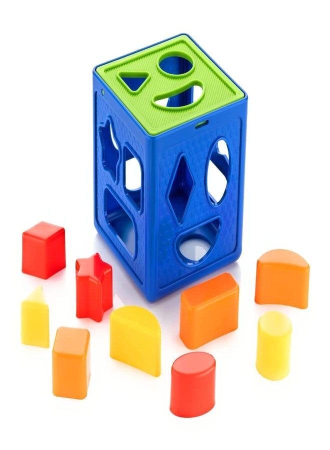 SELLMONK Plastic Baby and Toddler Shape Sorting Cube with Shape and Different Color Toys for 1 Year Old - Multicolor - Image 1