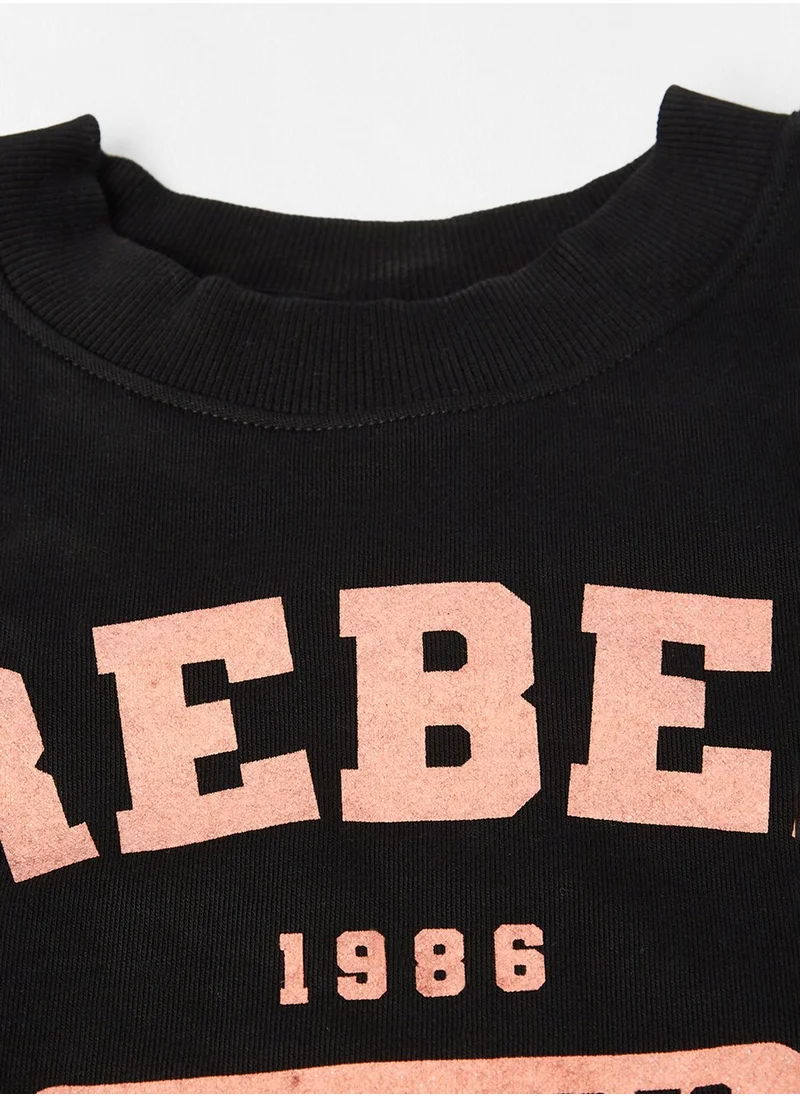NAME IT Kids Rebel Long Sleeve Sweatshirt