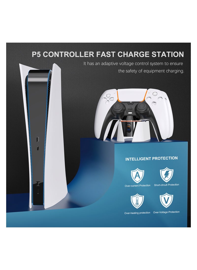 Samu - Fast Charging Dock Station for Sony PlayStation 5 Wireless Controller Gamepads，PS5 Controller Charger - Image 1