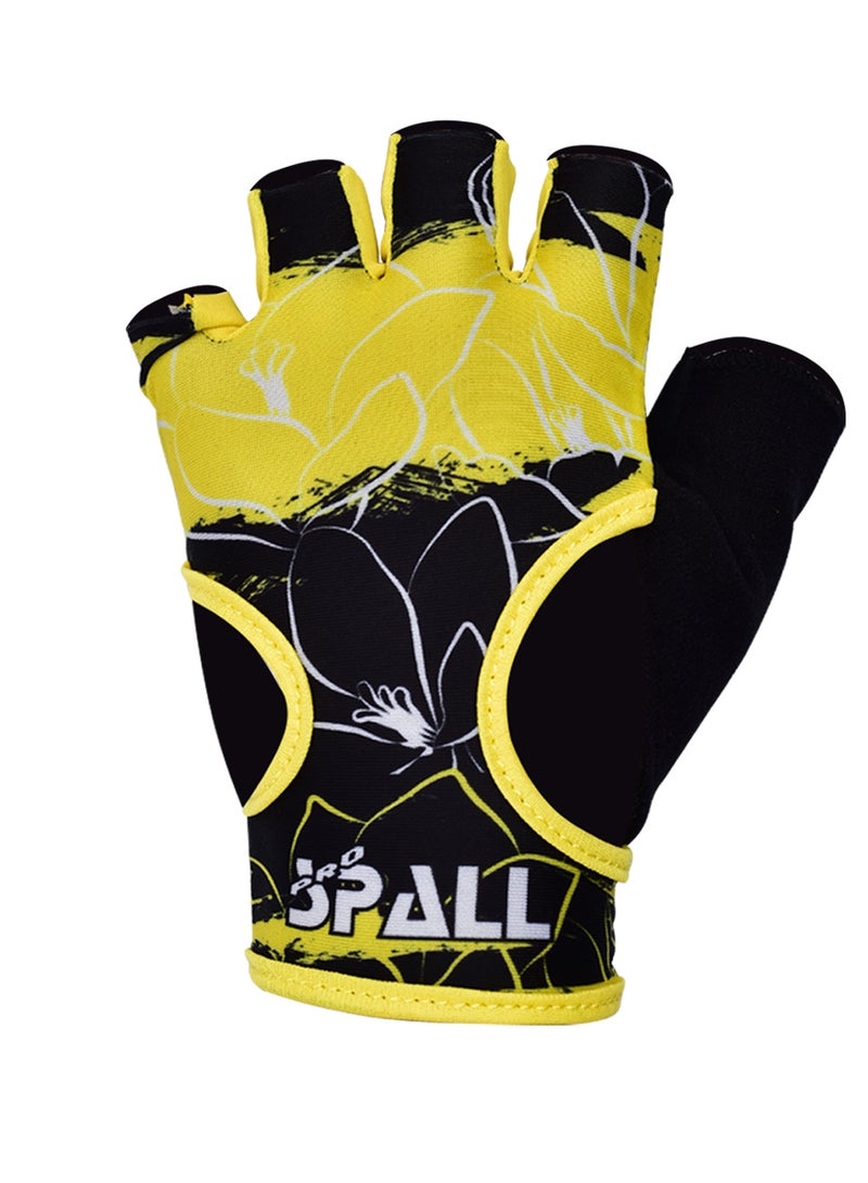 Spall Half Finger Ladies Gym Weight Lifting Gloves Full Protection Workout Gloves For Gym Bike Training Fitness Dumbell Pulls Up Cycling Exercise Breathable Super Lightweight - Image 2