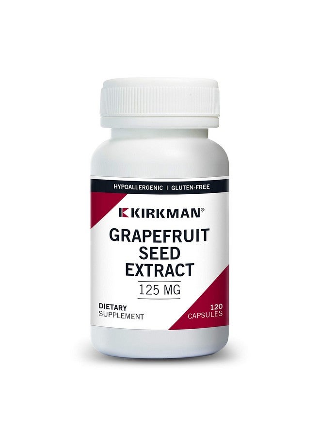 Kirkman Grapefruit Seed Extract 125 Mg Capsules Hypoallergenic 120 Count - Image 2