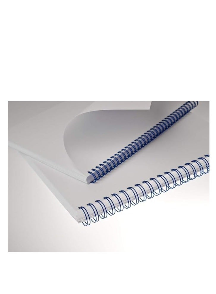 RENZ 100-Pieces Binding Wire A4 3:1 12.7mm 1/2" Blue - Image 2