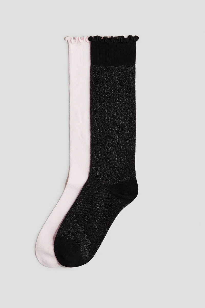 H&M 2-pack knee-high socks