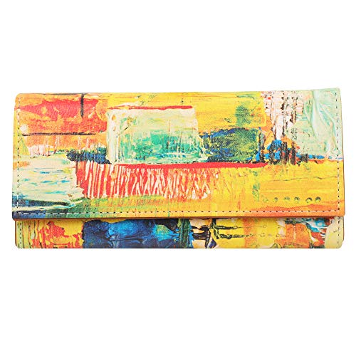 ShopMantra Wallet for Women's |Women's Wallet | Clutch | Vegan Leather|Holds Upto 11 Cards 1 Id Slot|2 Notes and 1 Coin Compartment| Magnetic Closure|Multicolor - Image 1