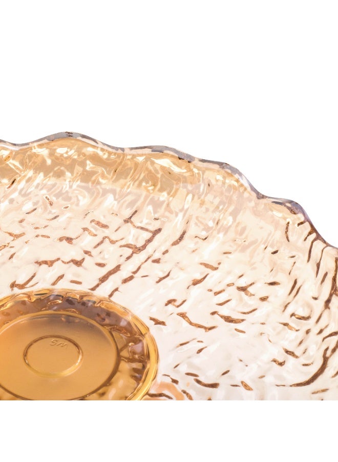 Host Luxury Glass Serving Platter With Base 45 cm - Image 4