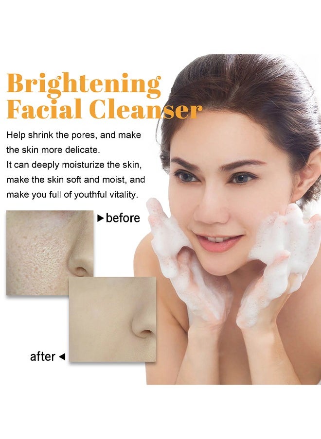 Hoygi - Brightening Facial Cleanser - Turmeric Cleanser Deep cleans facial skin, fades acne marks, moisturizes, whitens and beautifies skin 100ML - Image 1
